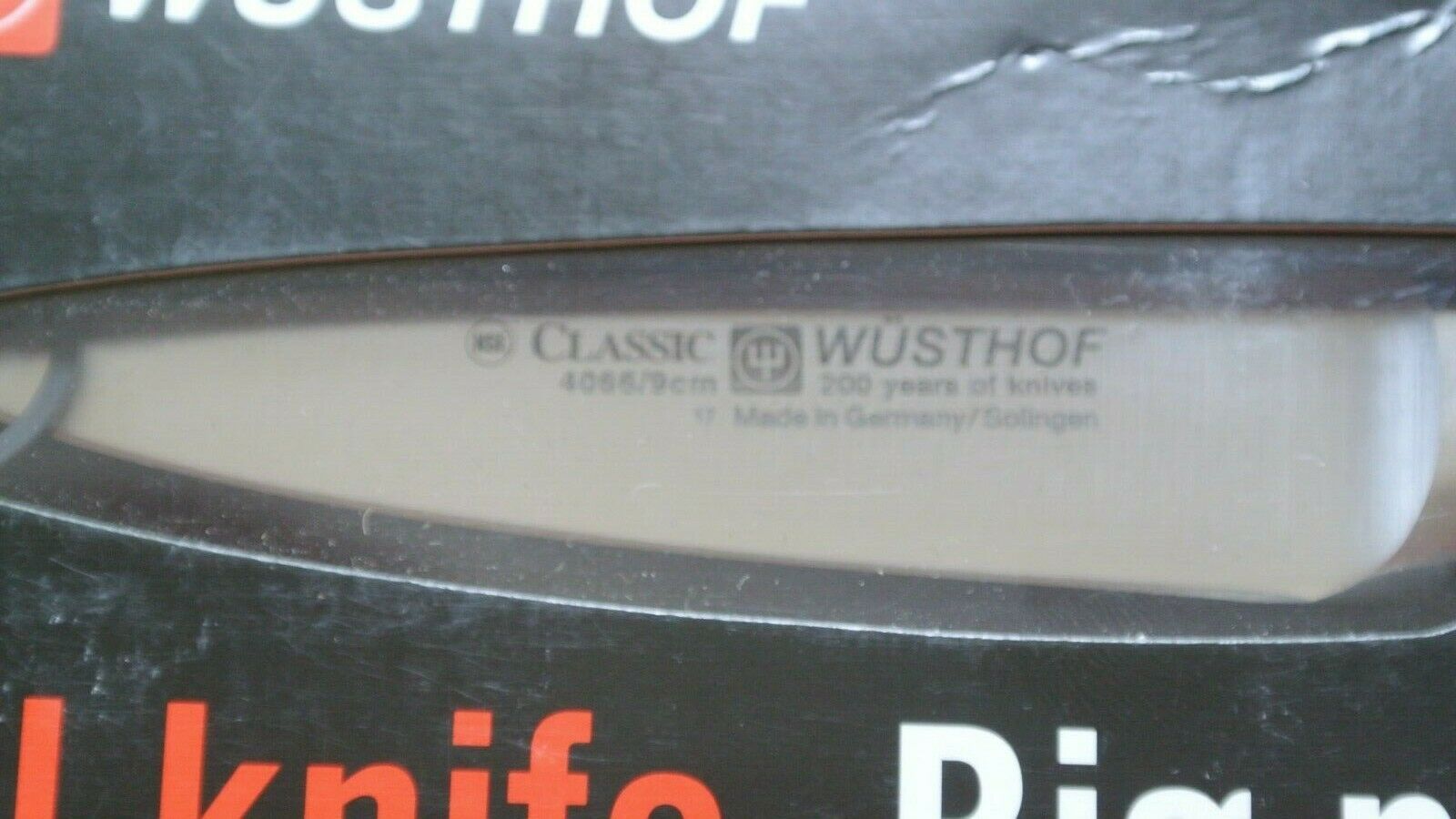 Wusthof classic paring knife new PEtec edge   #4066/9cm 3.5