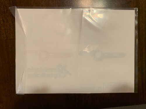 NEW My Nintendo Rewards Xenoblade Chronicles: 3 Sheets of Stickers Definitive Ed - Fresh Stock Dated December 2025