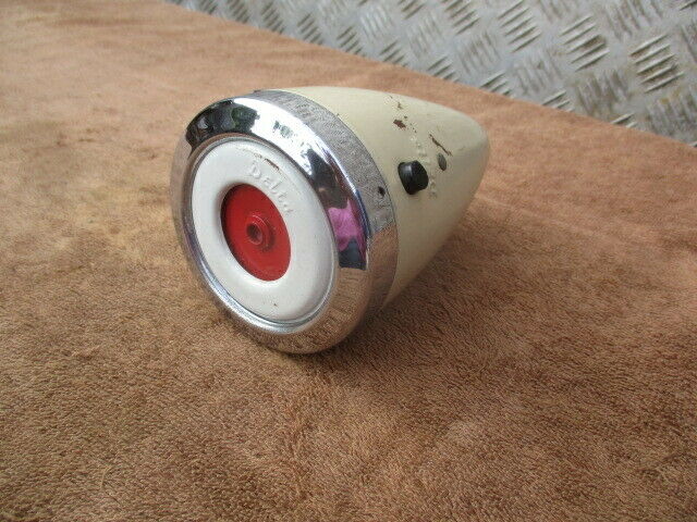 1930's-1940's 4 1/2 inch Delta bicycle horn with handle bar mounting bracket - Fresh Stock Dated December 2025