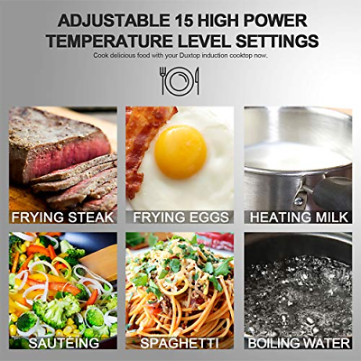 Duxtop 1800W Portable Induction Cooktop Countertop 11.4
