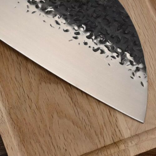 Serbian Handmade Forged Butcher Chef Knife Chopping Cleaver Kitchen Knife - Fresh Stock Dated December 2025