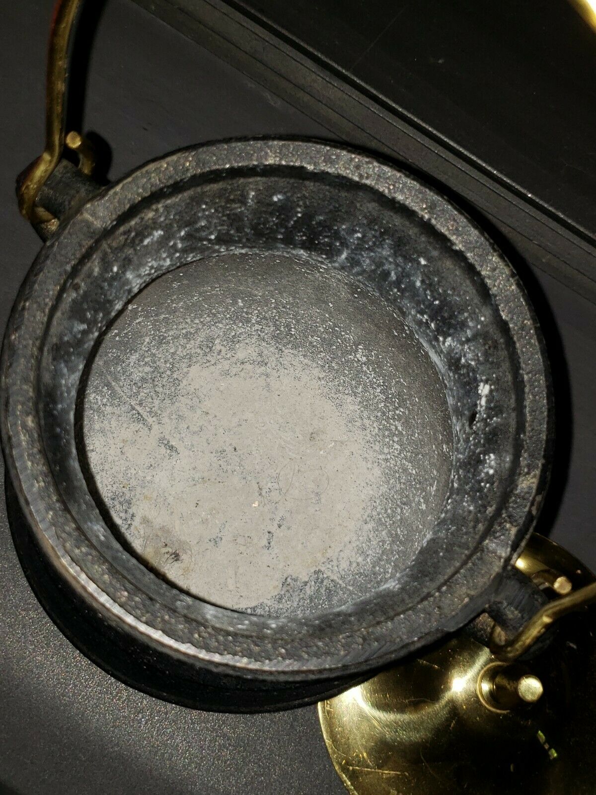 Vtg Cast Iron cauldron fire starter as is made in Japan - Fresh Stock Dated December 2025