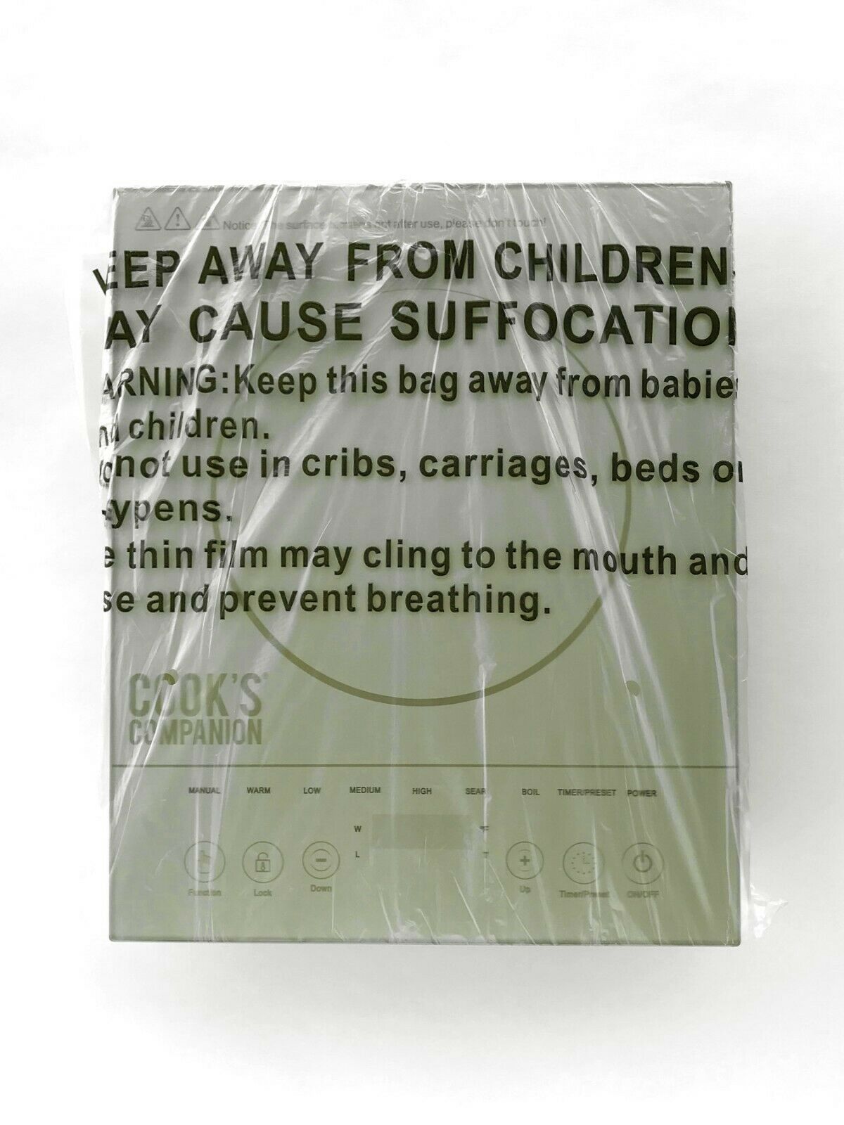 Cook’s Companion Induction Burner #IB1500 Silver Never Used - Fresh Stock Dated December 2025