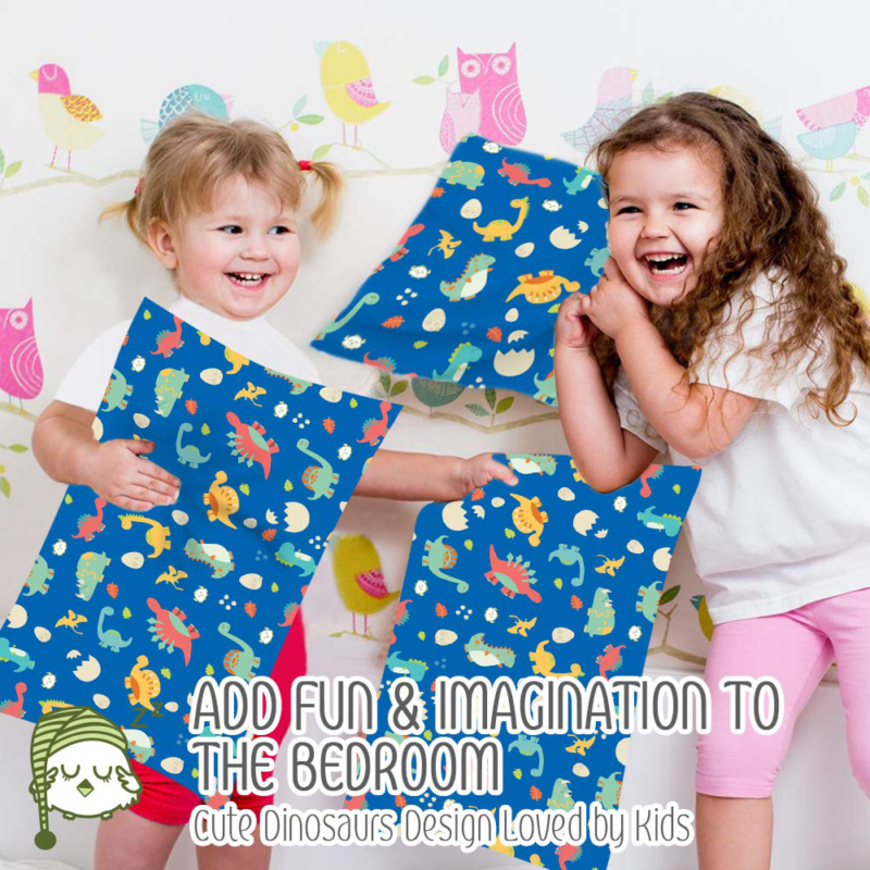 Toddler Pillow with Pillowcase - 13X18 Soft Organic Cotton Baby Pillows for Slee - Fresh Stock Dated December 2025