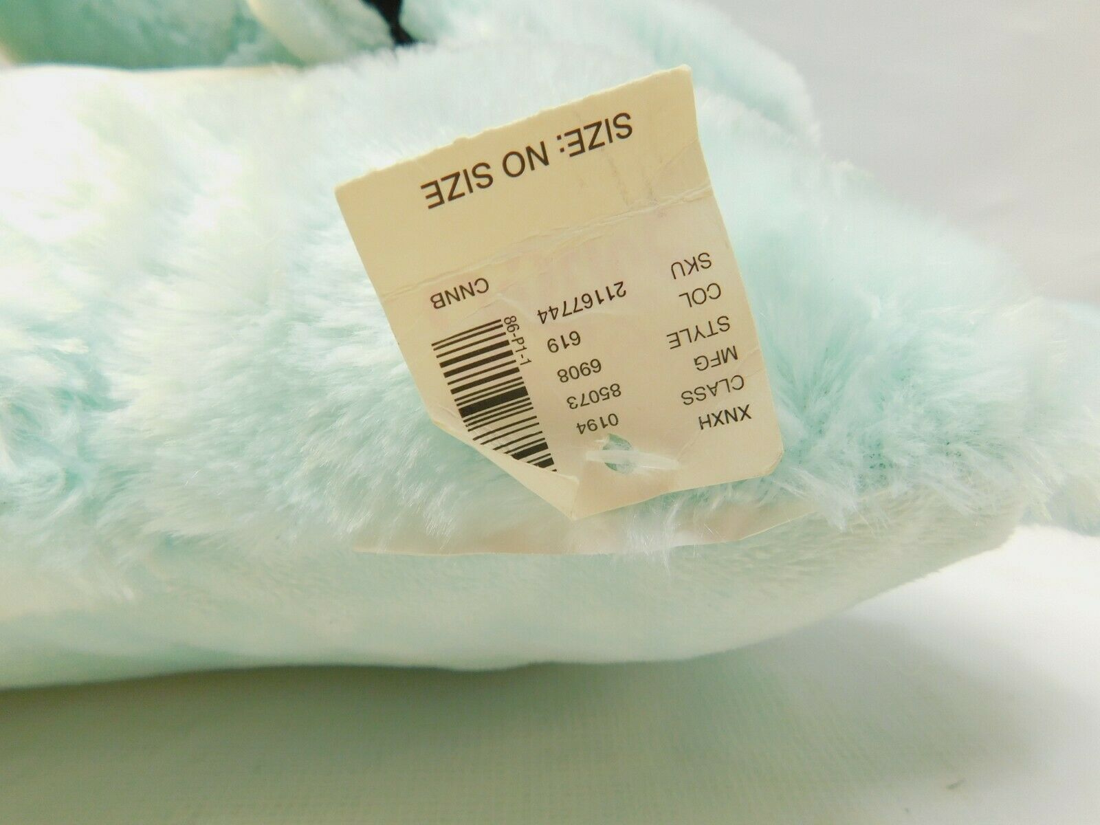 Justice Koala Bear with Baby Bear In Pouch Plush Pillow Turquoise Light Blue - Fresh Stock Dated January 2026