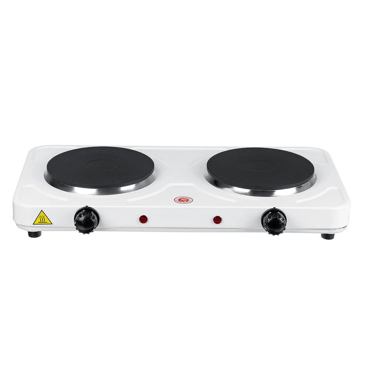 110V 2000W Portable Double Electric Stove Burner Hot Plate Cooking Heater - Fresh Stock Dated December 2025