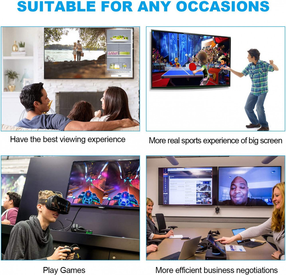 YIWENTEC USB C to DisplayPort 1.4 8K Cable 25CM, C M/F - Fresh Stock Dated February 2026