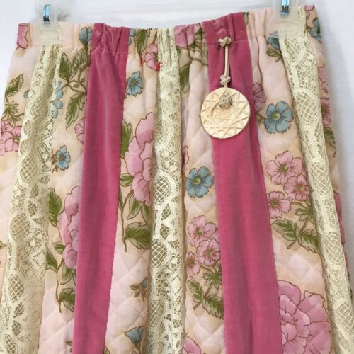 Chessa Davis Authentic Vintage 70s Maxi Quilted Skirt BOHO Hippie - Fresh Stock Dated February 2026