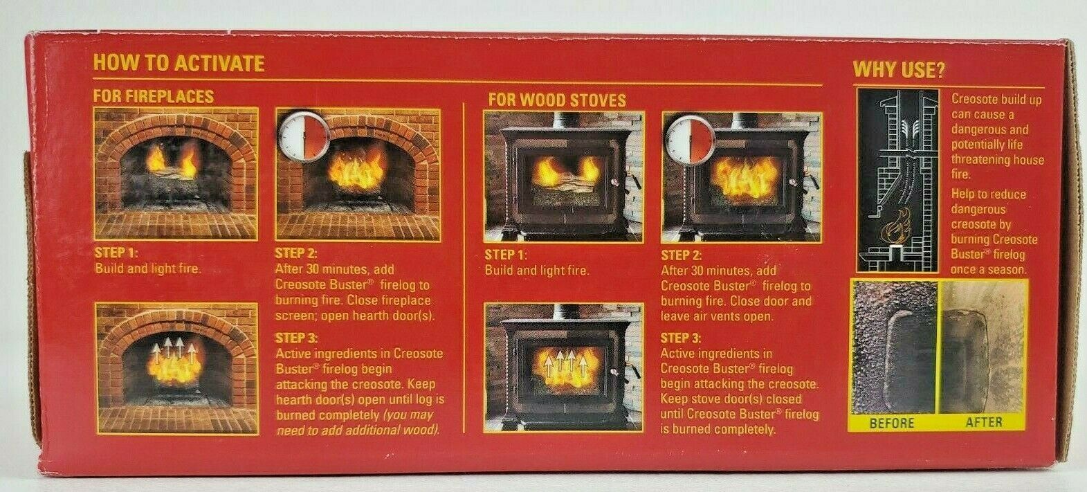 Pine Mountain 4152501500 First Alert Creosote Buster Chimney Cleaning Safety ... - Fresh Stock Dated December 2025