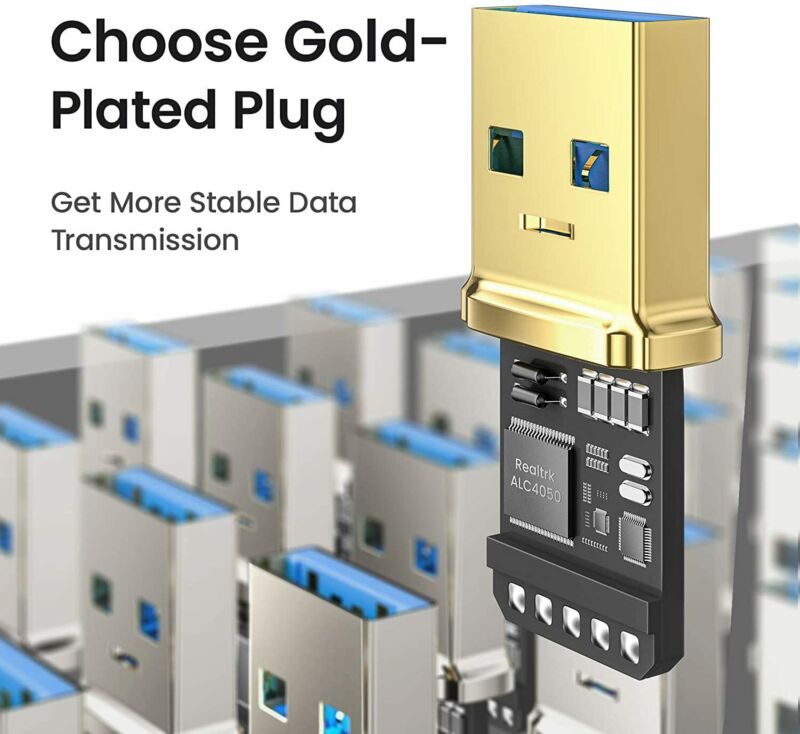 10FT USB 3.0 Extension Cable Type A Male to Female Cord 10FT, Grey - Fresh Stock Dated February 2026