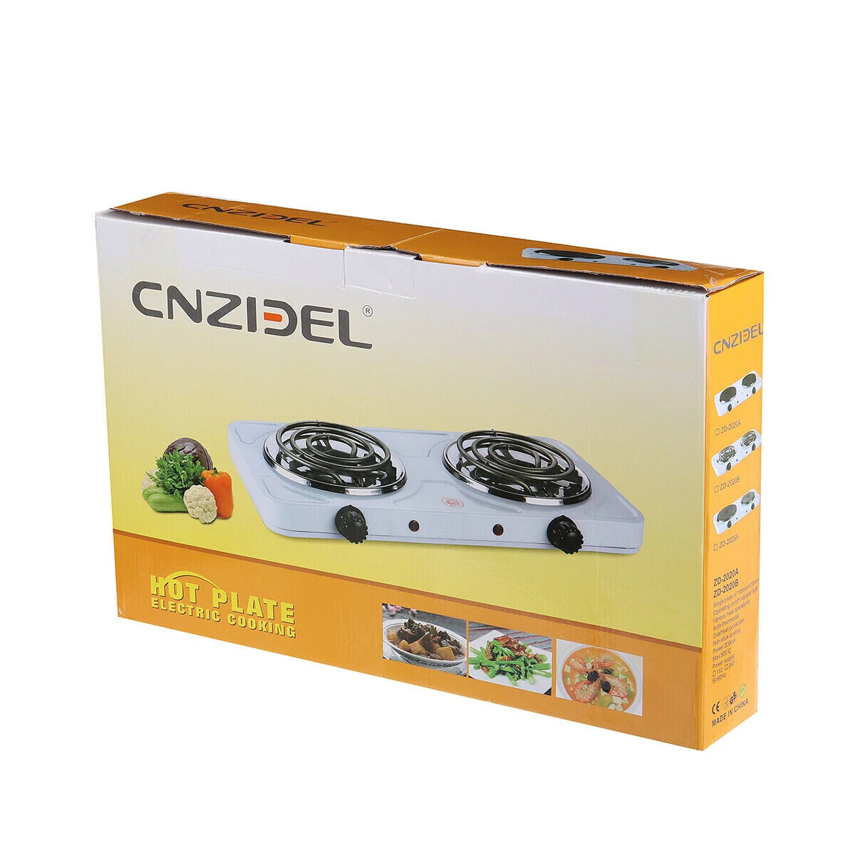 110V 2000W Portable Double Electric Stove Burner Hot Plate Cooking Heater - Fresh Stock Dated December 2025