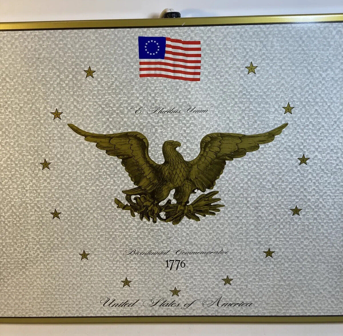 USA 1776 Bicentennial Commemorative Warm O Tray Atlantic Precision Works No 60 - Fresh Stock Dated February 2026