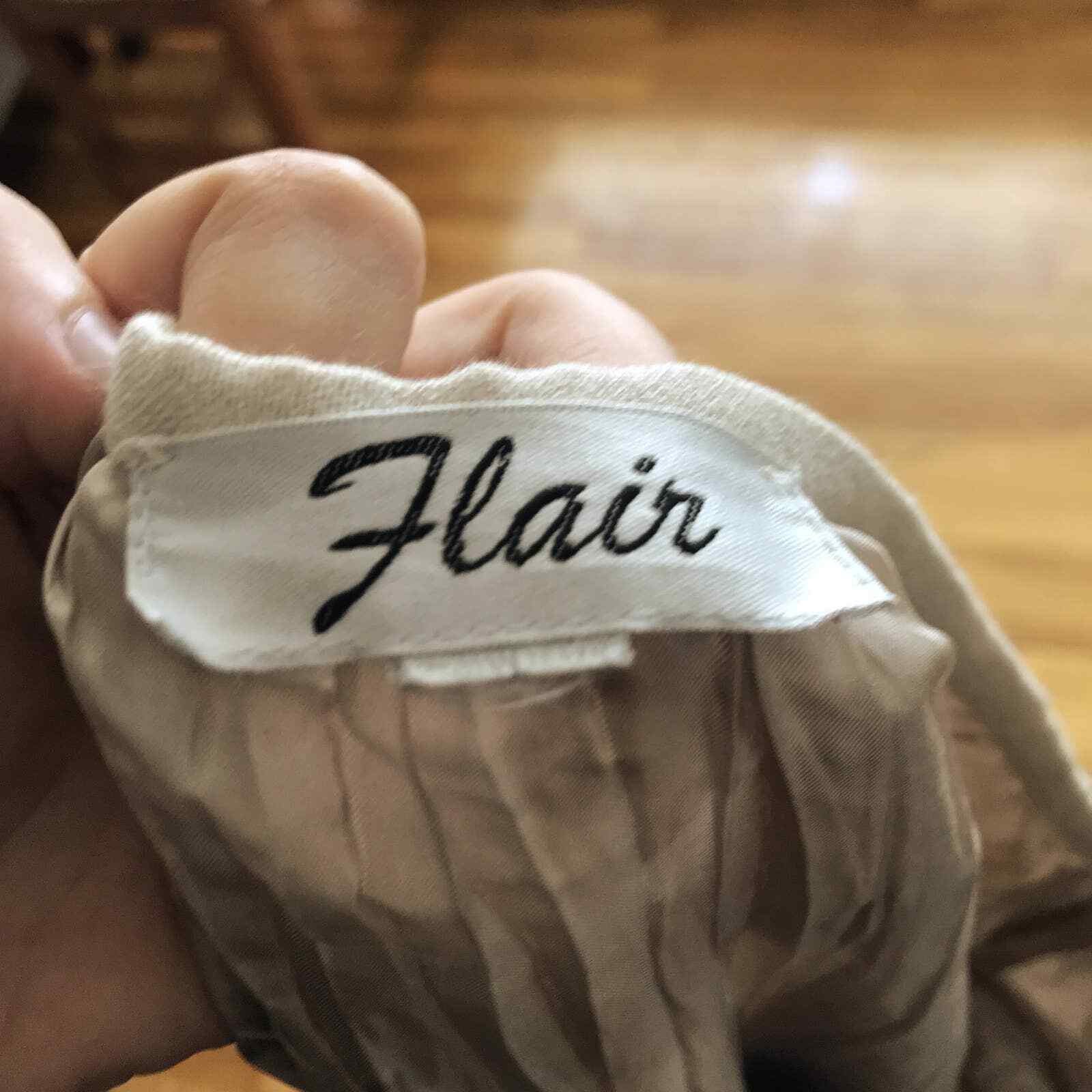 1980s Vintage Flair Beige Tan Floral Pleated Midi Skirt Prairie Peasant Lace - Fresh Stock Dated March 2026