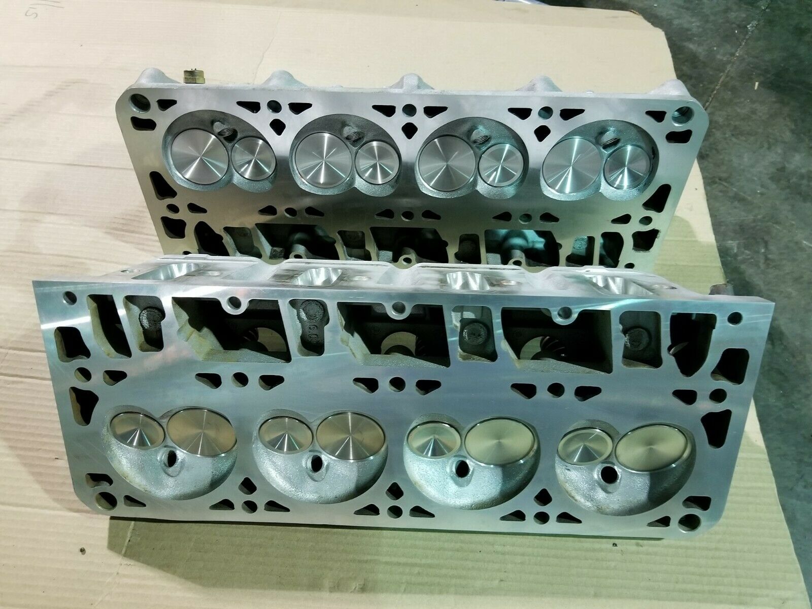 317 LS Heads Fully CNC Ported w/ Stainless Valves and .660 Springs Pair - Fresh Stock Dated February 2026