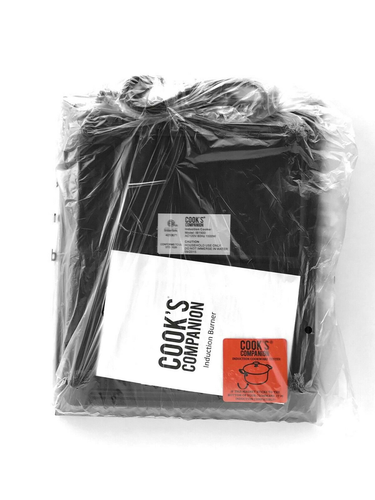 Cook’s Companion Induction Burner #IB1500 Silver Never Used - Fresh Stock Dated December 2025