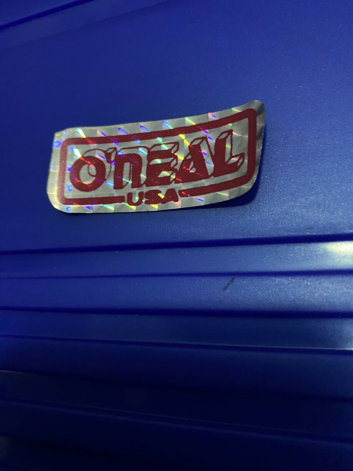 Old School Nos 80’s Oneal Bmx Mx Sticker Prism Skateboard Red Moto - Fresh Stock Dated December 2025