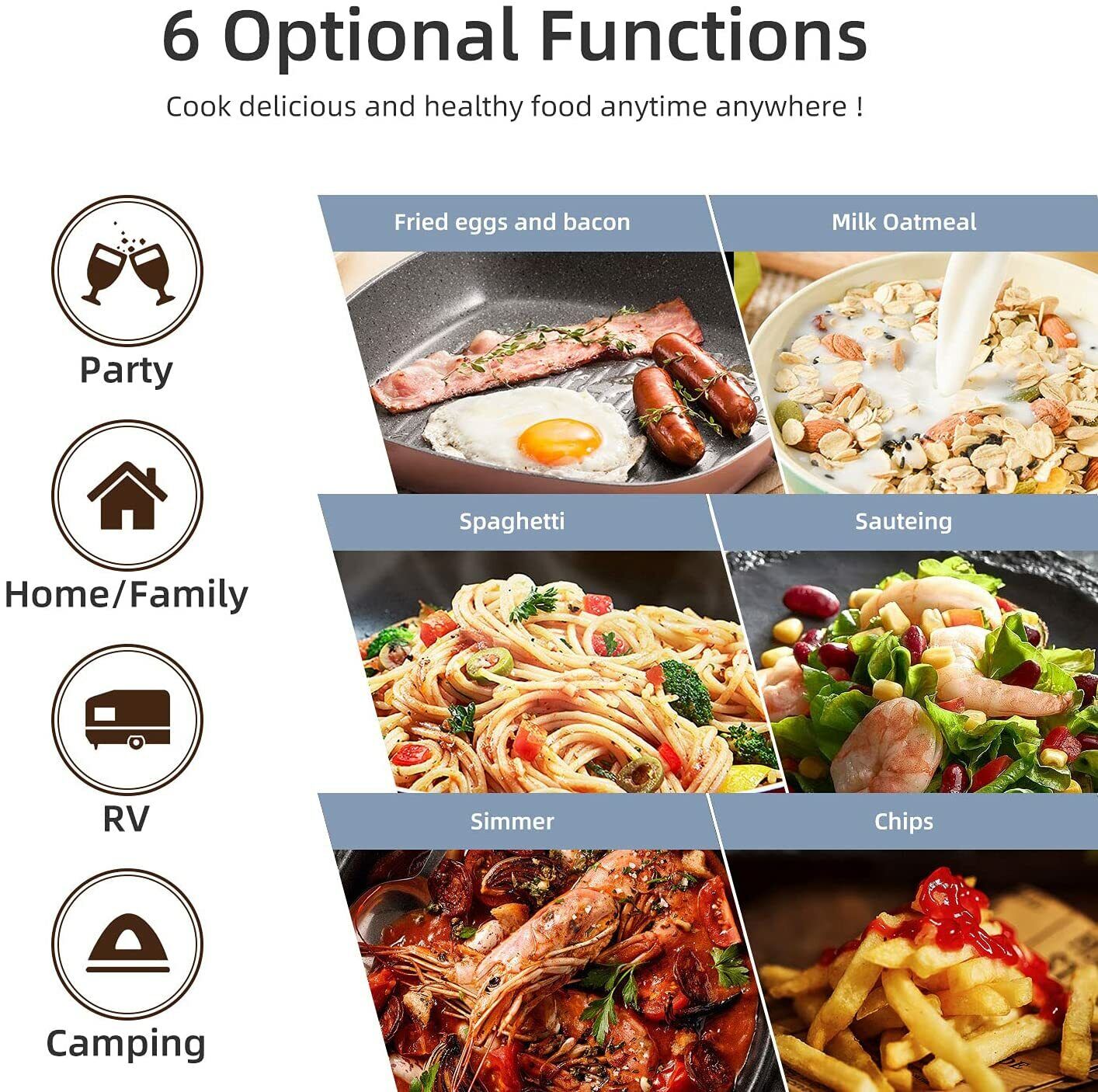 EASEPOT Induction Cooktop Cooker Countertop Burner Hot Plate Stove Induction Hob - Fresh Stock Dated February 2026