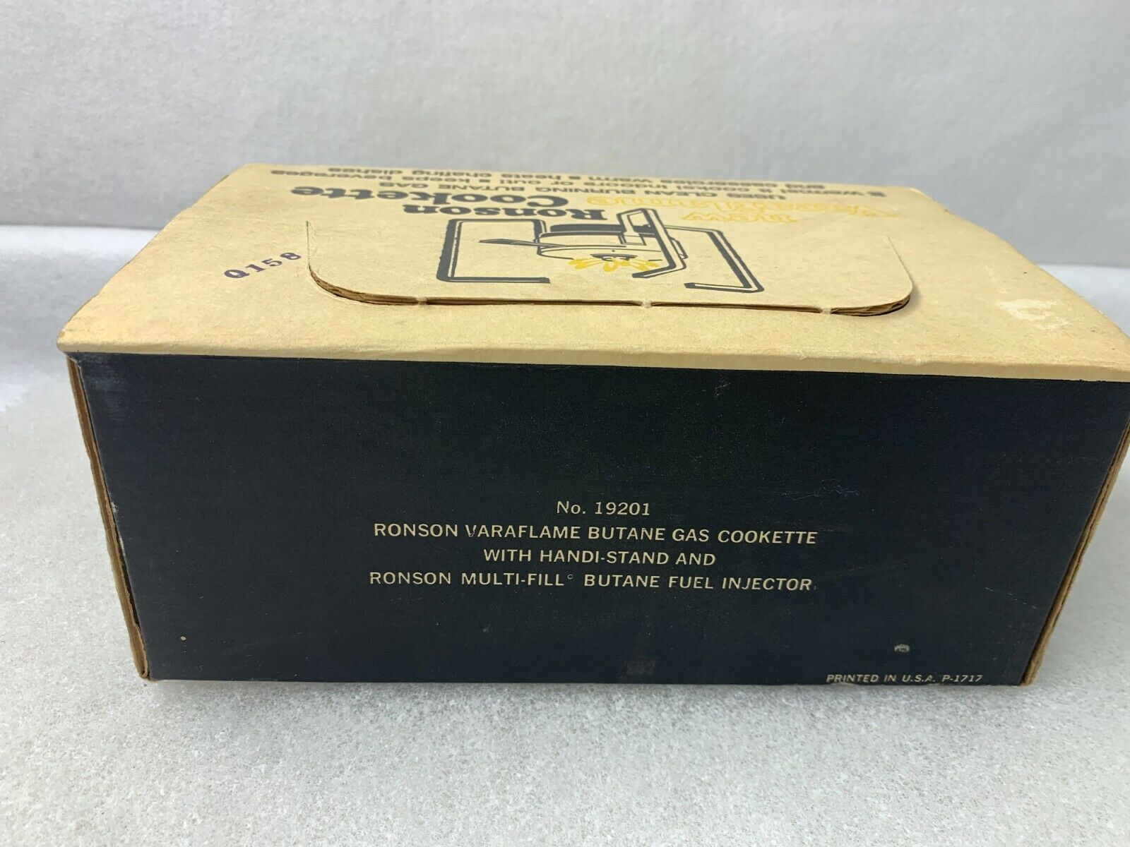 VINTAGE  VARAFLAME RONSON COOKETTE With Box & Instructions Model #19201 - Fresh Stock Dated December 2025