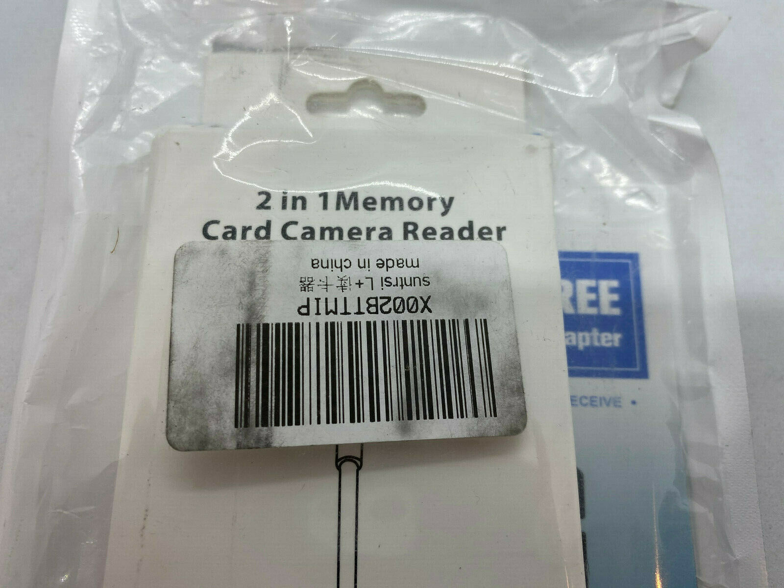 2 in 1 Memory Card Camera Reader - NEW - FREE SHIPPING - Fresh Stock Dated February 2026