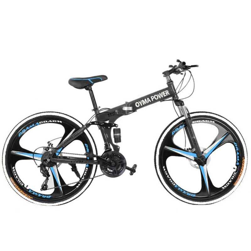 26in Folding Mountain Bike Full Suspension MTB Bikes 21 Speed Bicycle Bikes - Fresh Stock Dated February 2026
