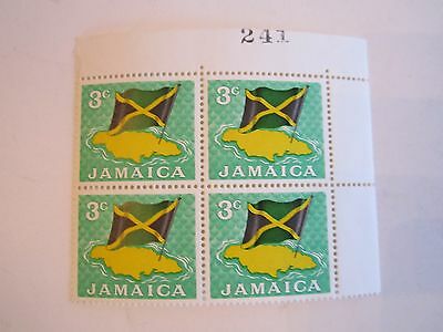 LOT OF 9 JAMAICA STAMP BLOCKS - MINT CONDITION IN BOOKLET - OFC-2 - Fresh Stock Dated February 2026