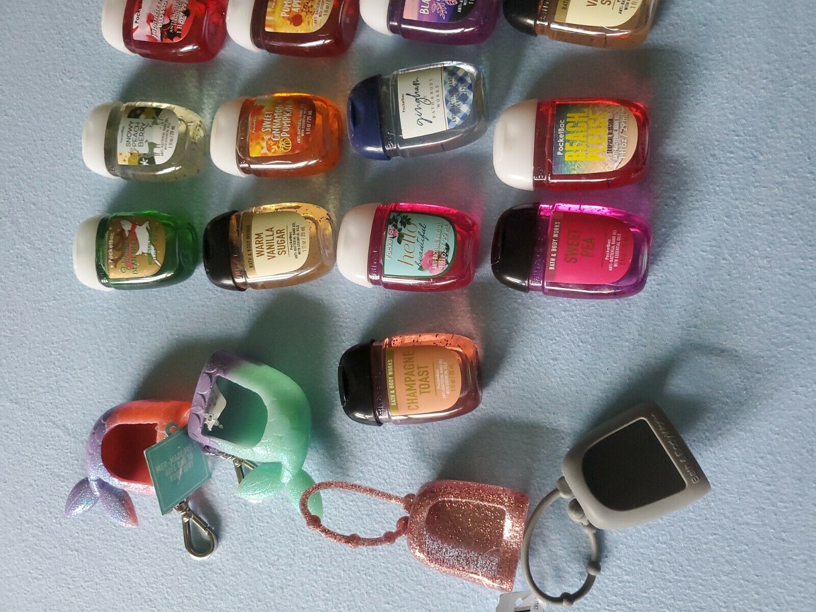 27~NEW POCKETBAC Bath & Body Works LOT Hand Sanitizer Gel With Holders *NEW* - Fresh Stock Dated February 2026