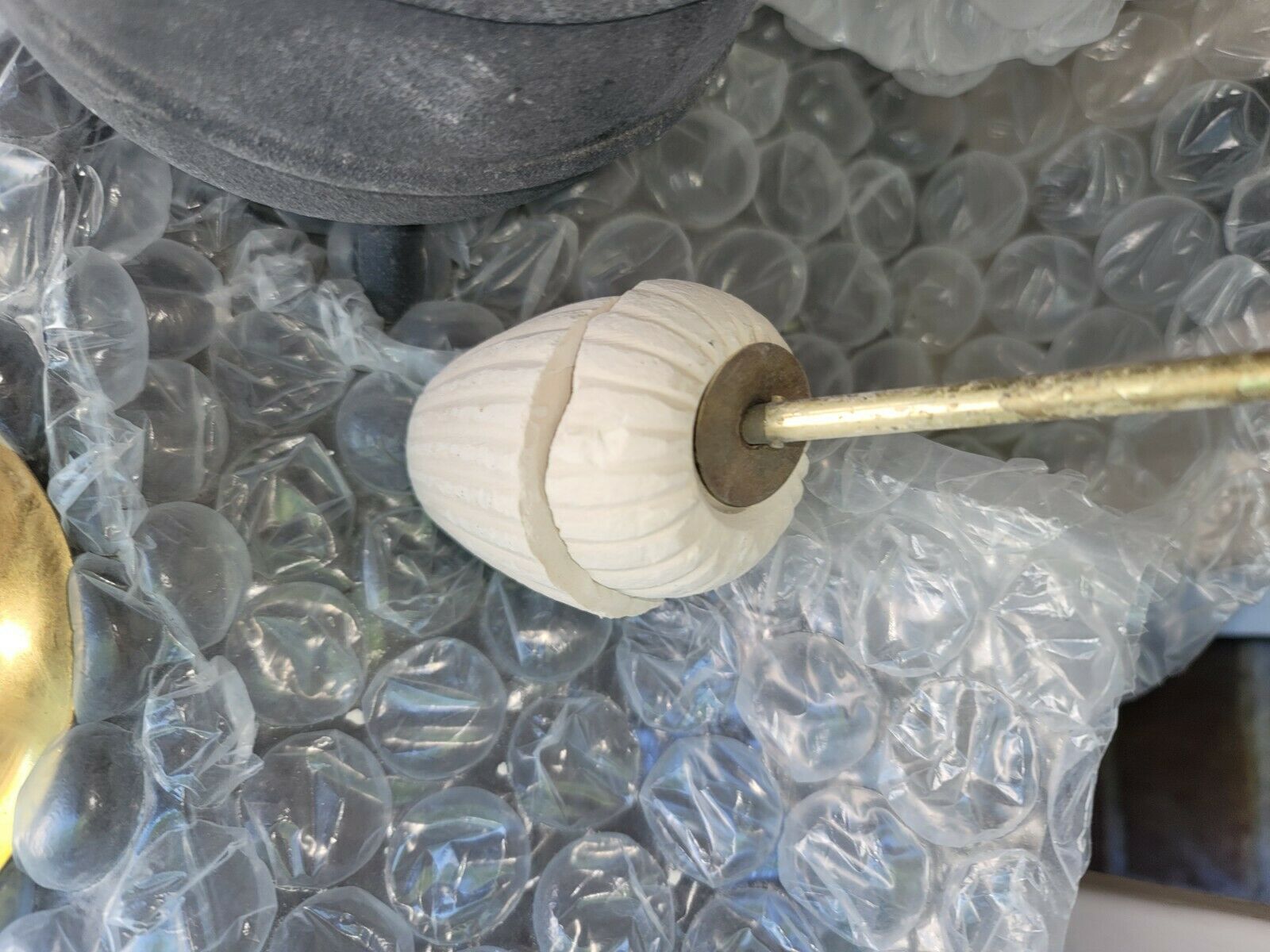 Vtg Cast Iron cauldron fire starter as is made in Japan - Fresh Stock Dated December 2025