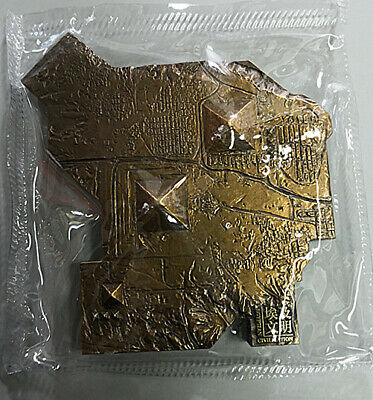 China Shanghai Mint World Civilization Ancient Egyptian Civilization Brass Medal - Fresh Stock Dated February 2026