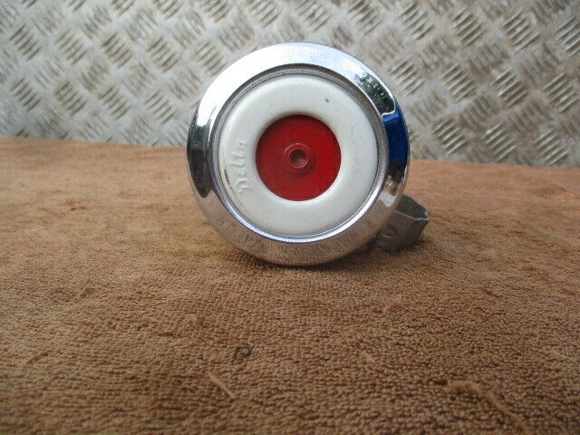 1930's-1940's 4 1/2 inch Delta bicycle horn with handle bar mounting bracket - Fresh Stock Dated December 2025