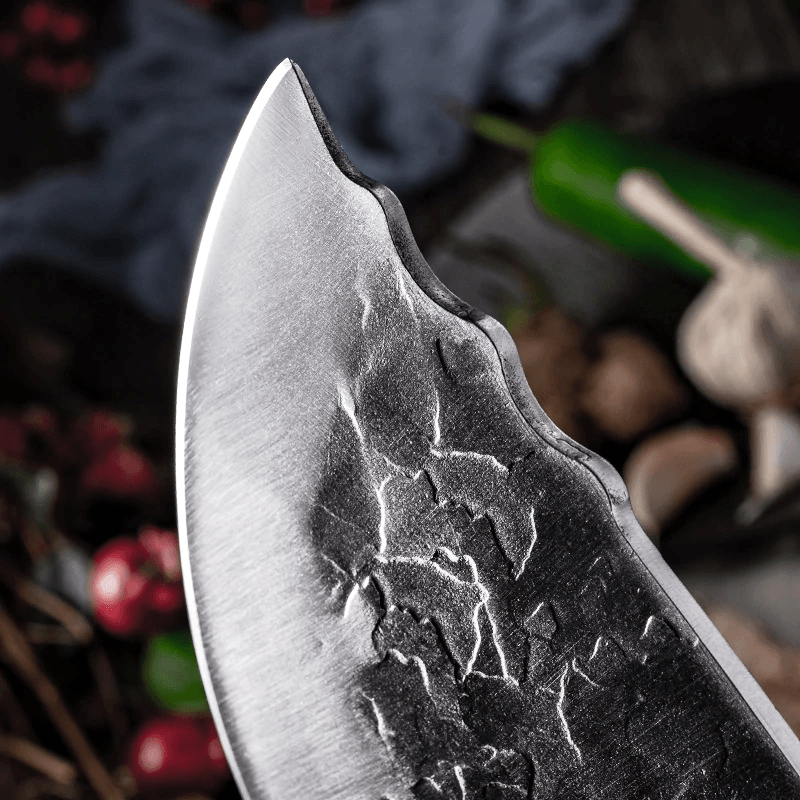 Forged Cleaver Handmade Kitchen Meat chopping Stainless Steel Chef Butcher Knife - Fresh Stock Dated December 2025