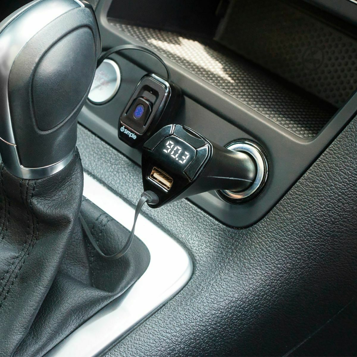 iSimple Bluetooth Car Wireless Bluetooth FM Transmitter | Use with Siri - Fresh Stock Dated February 2026