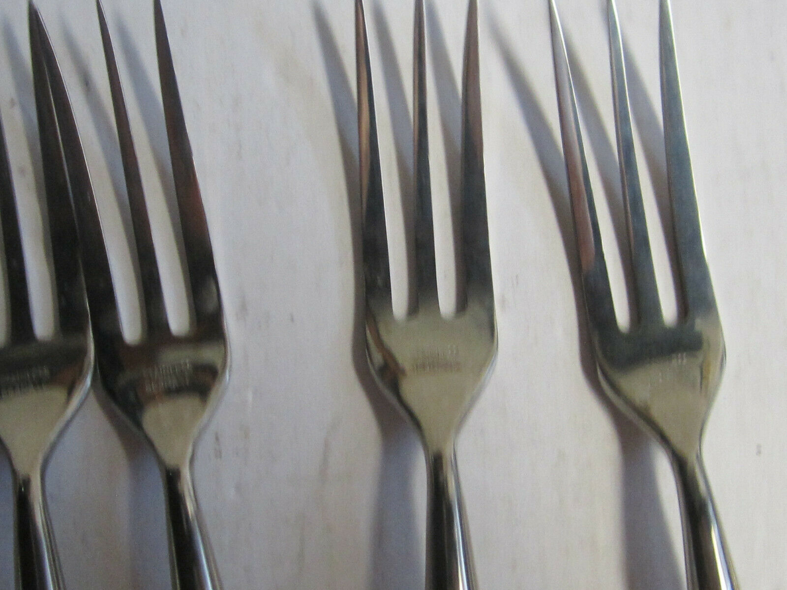 VINTAGE BARON 6 STEAK KNIVES AND 6  FORKS WITH ANTLER HANDLES MADE IN GERMANY - Fresh Stock Dated December 2025