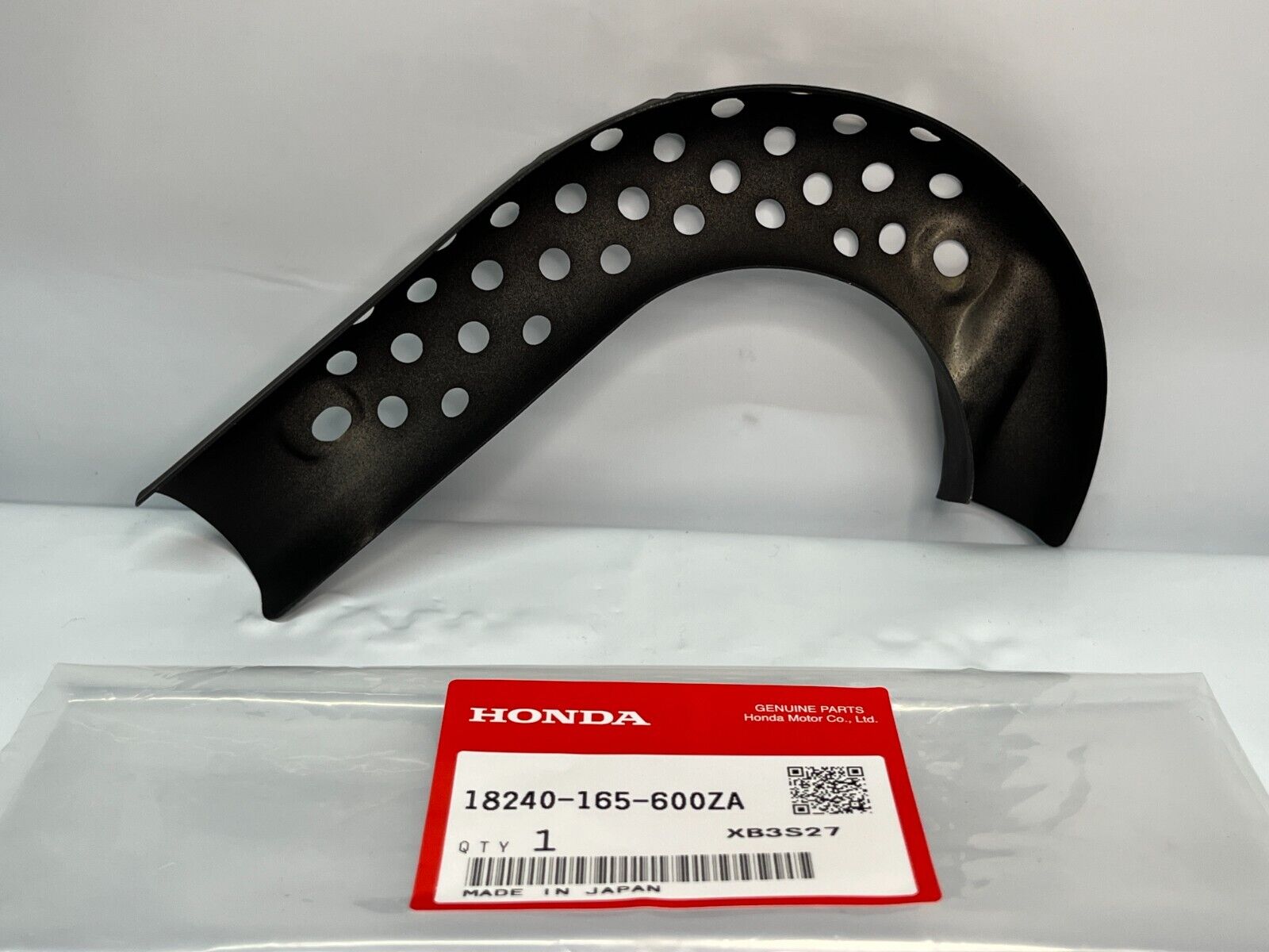 Honda Lower Heat Shield TRX90 Z50R XR50R XR70R CRF50F CRF70F 18240-165-600ZA - Fresh Stock Dated February 2026