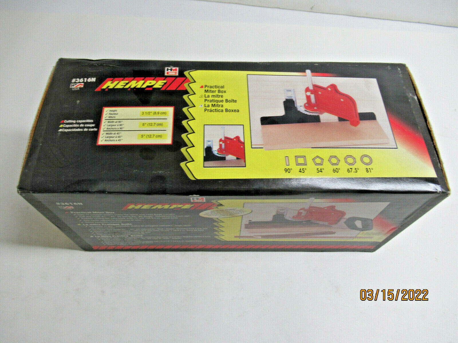 HEMPE 3616N Miter Box 