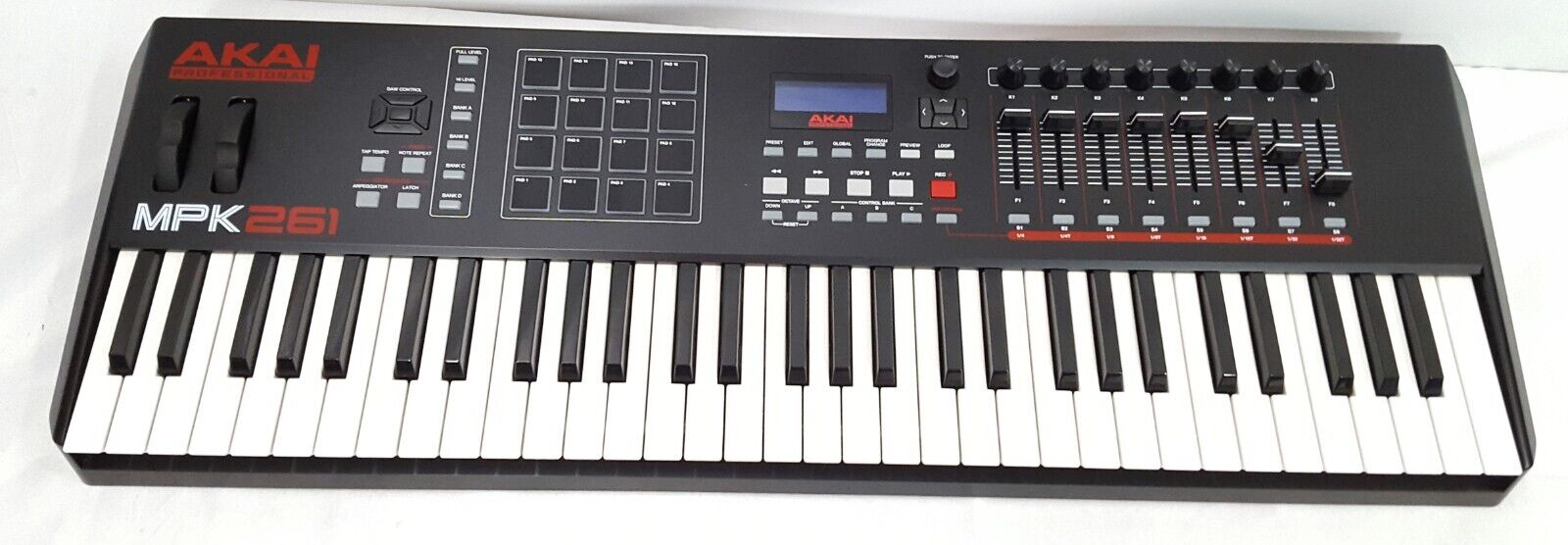 Akai Professional MPK 261 Professional 61-Key Keyboard Controller with MIDI - Fresh Stock Dated February 2026