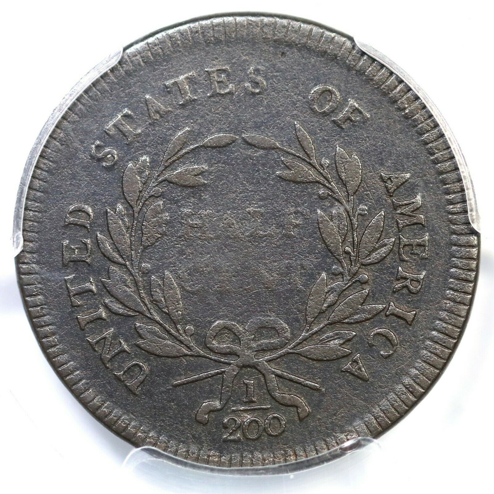 1795 C-6b R-6 PCGS F Details Pl Edge, No Pole Liberty Cap Half Cent Coin 1c - Fresh Stock Dated February 2026