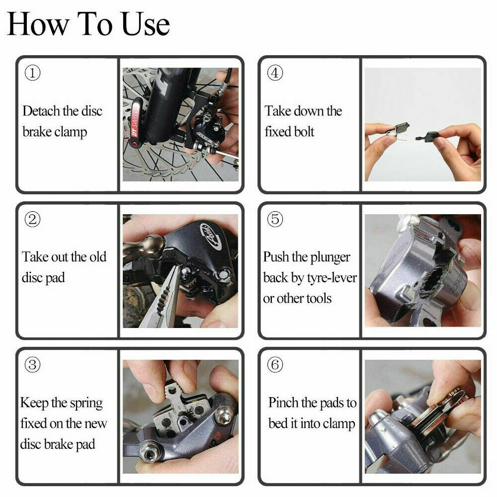 Semi Metal Resin Disc Brake Pads for Tektro A10.11 B01S Mt200 Organic US - Fresh Stock Dated February 2026