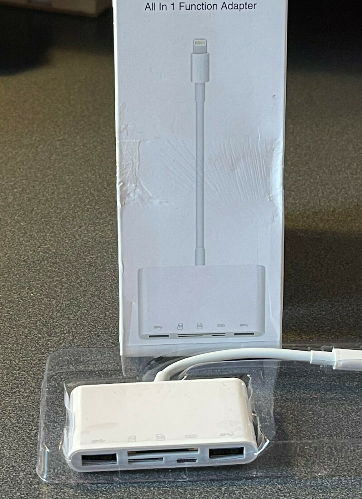 5 in 1 iPhone to SD/TF Memory Card Reader USB Adapter - New - Fresh Stock Dated February 2026