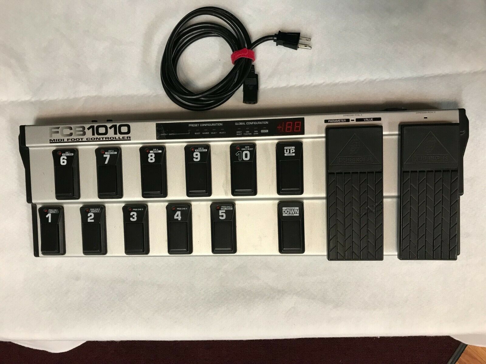Behringer FCB1010 Ultra-Flexible MIDI Foot Controller - Fresh Stock Dated February 2026