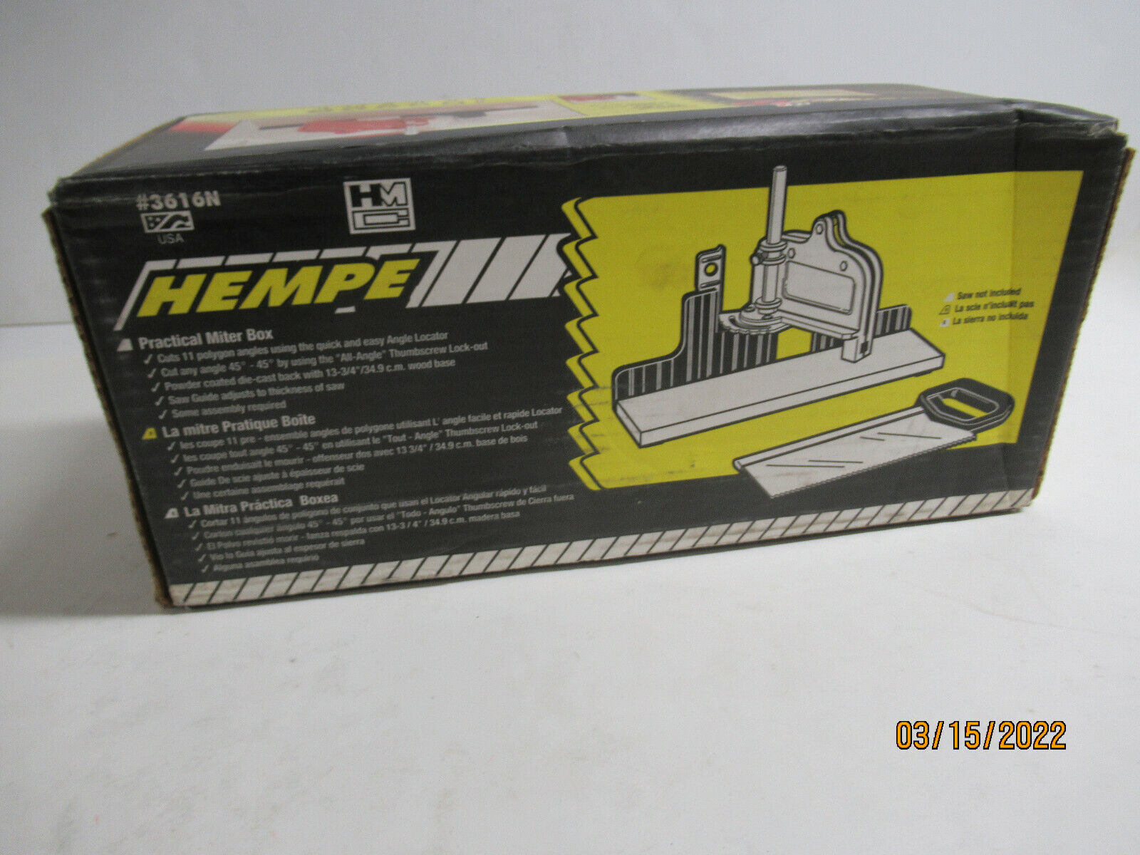 HEMPE 3616N Miter Box 