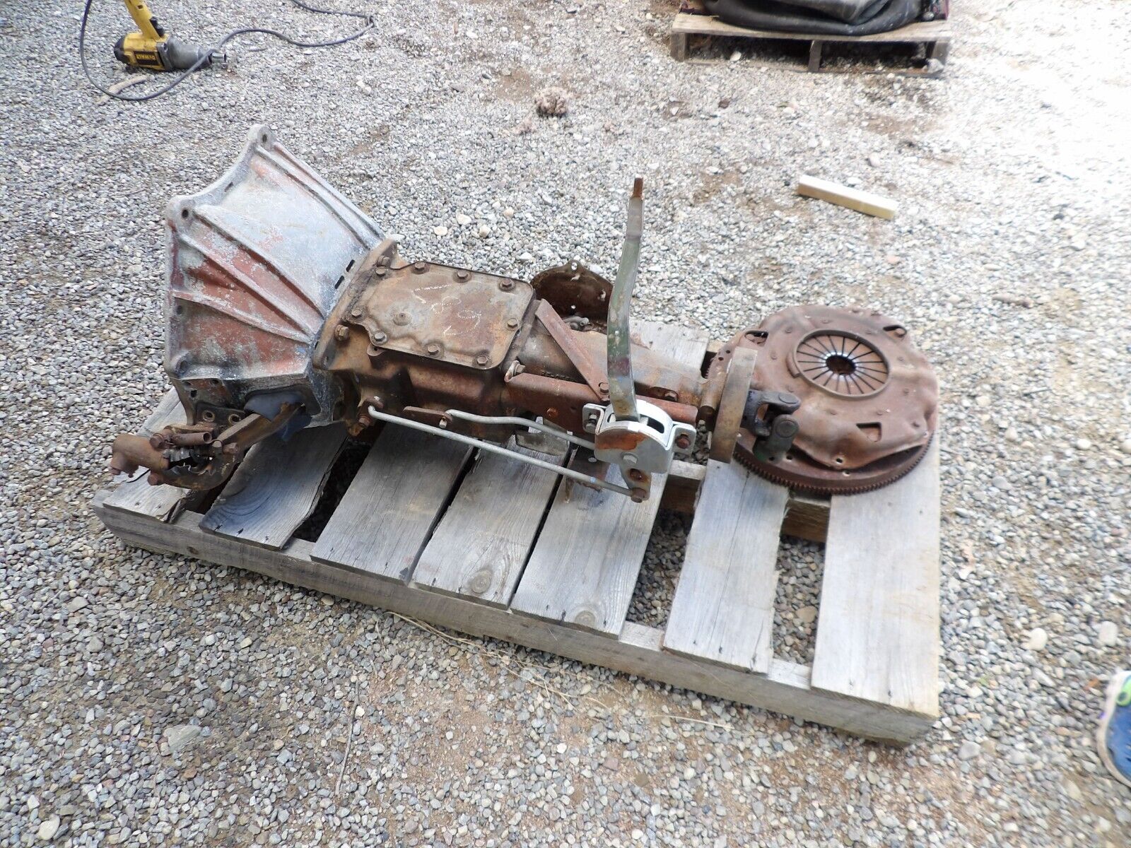 RARE 350 455 OLDS 442 DEARBORN 3 SPEED MANUAL TRANSMISSION FOMOCO + BELL +SHIFT - Fresh Stock Dated February 2026