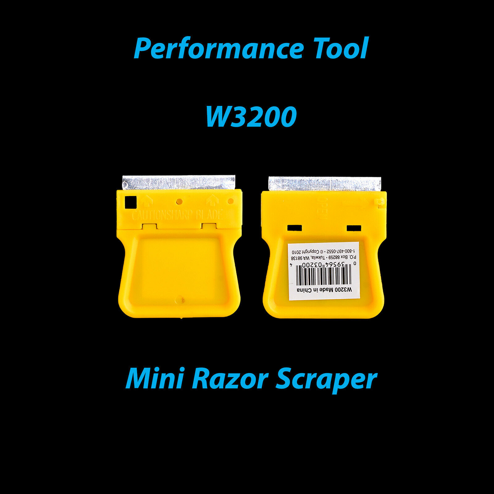 Mini Razor Scraper -6-pack$  ---3.99 FREE SHIP---  Perf .Tool W3200 - Fresh Stock Dated February 2026