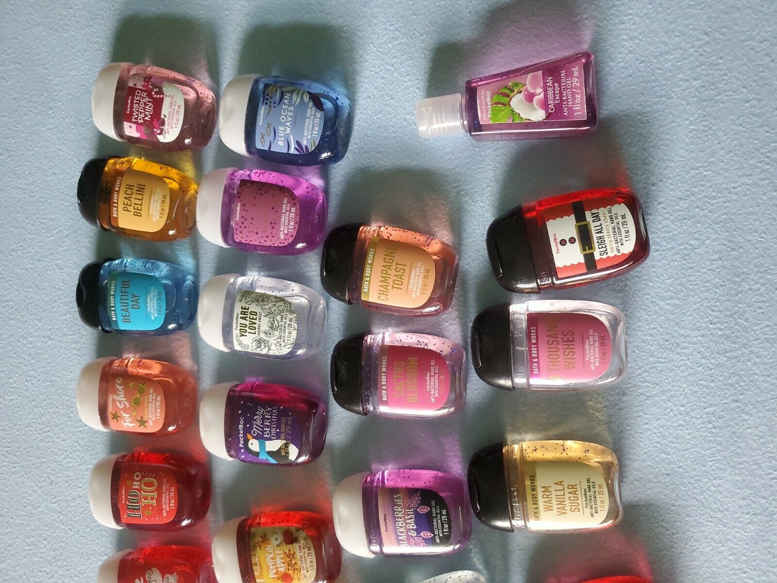 27~NEW POCKETBAC Bath & Body Works LOT Hand Sanitizer Gel With Holders *NEW* - Fresh Stock Dated February 2026
