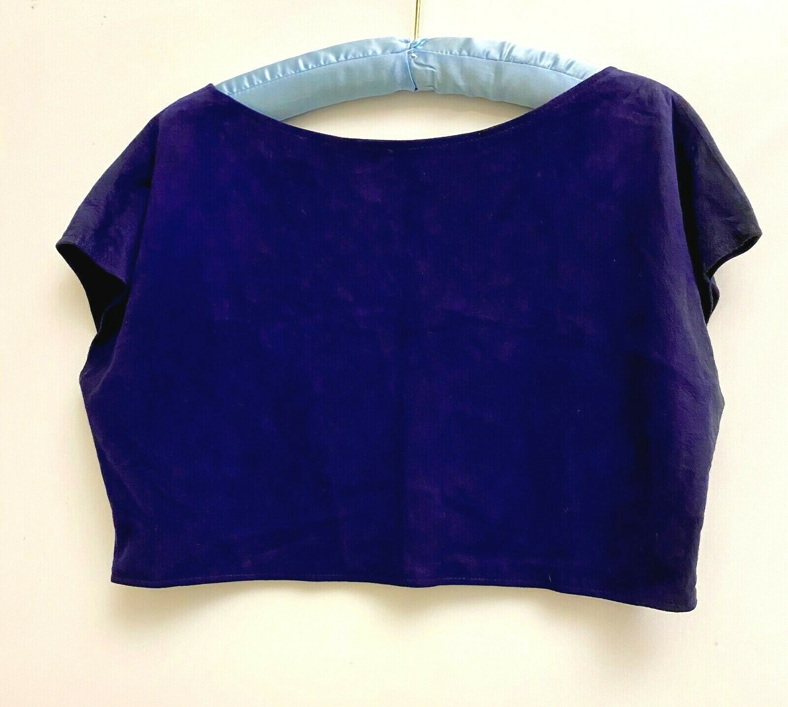 Vari Zioni Women's Rare VINTAGE Purple Suede Fringe Skirt and Crop Top - Size 6 - Fresh Stock Dated February 2026