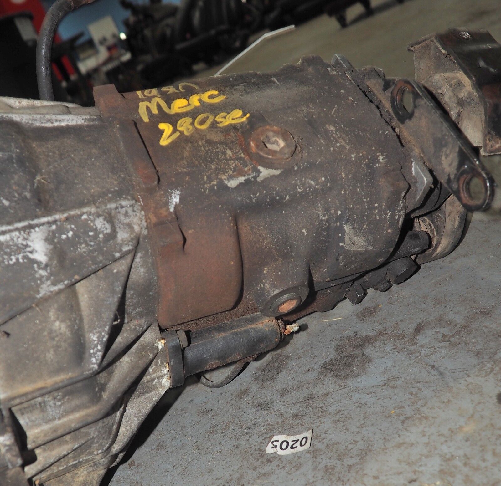 Mercedes W126 W123 W116 W115 Manual Transmission Gearbox OEM W/Pedals & Linkage - Fresh Stock Dated February 2026
