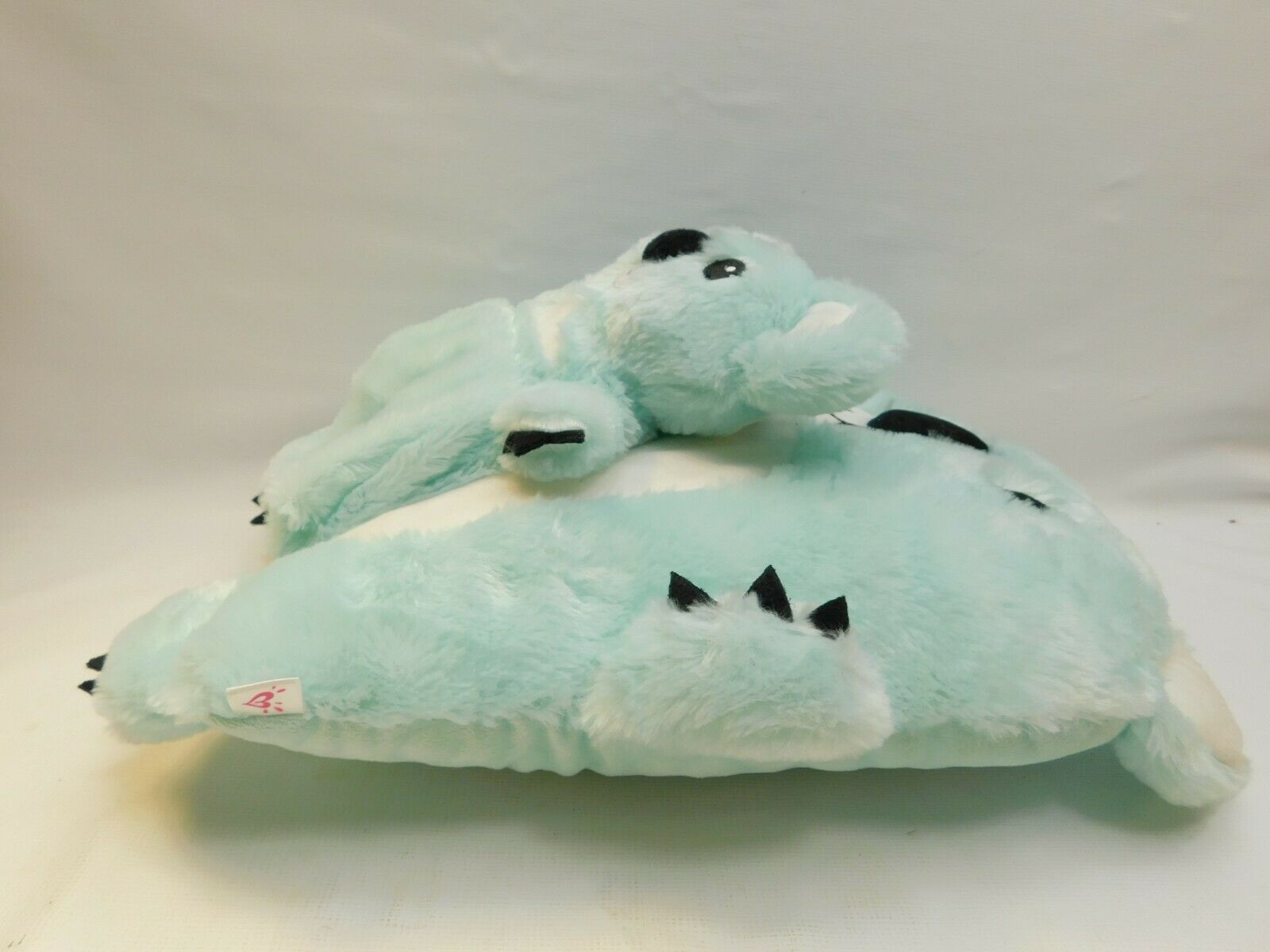 Justice Koala Bear with Baby Bear In Pouch Plush Pillow Turquoise Light Blue - Fresh Stock Dated January 2026