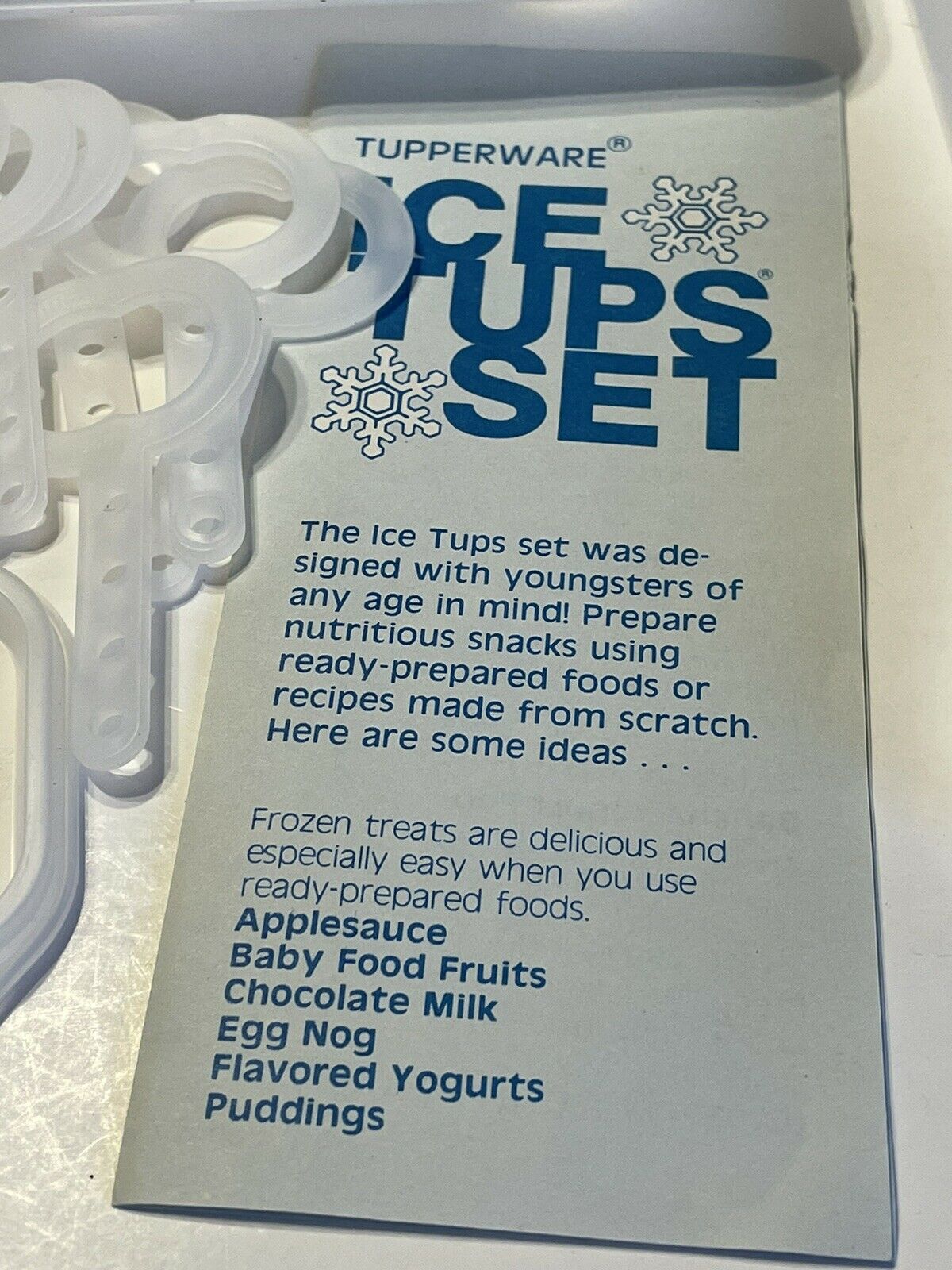 Tupperware Ice Tups Set Popsicle Mold - Fresh Stock Dated February 2026