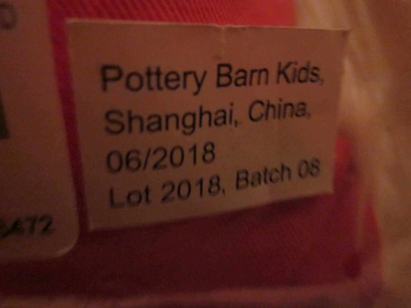 Red Pottery Barn Kids Holiday Peanuts Snoopy & Woodstock  Christmas Pillow  NWT - Fresh Stock Dated February 2026