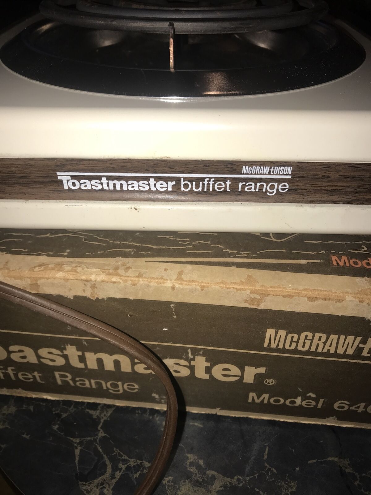Toastmaster Buffet Range Hot Plate. Unused. Original Box. - Fresh Stock Dated February 2026