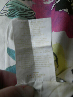 Pottery Barn Teen Bright Bouquet Floral Euro Sham Pair Water Color Purple Blue - Fresh Stock Dated December 2025